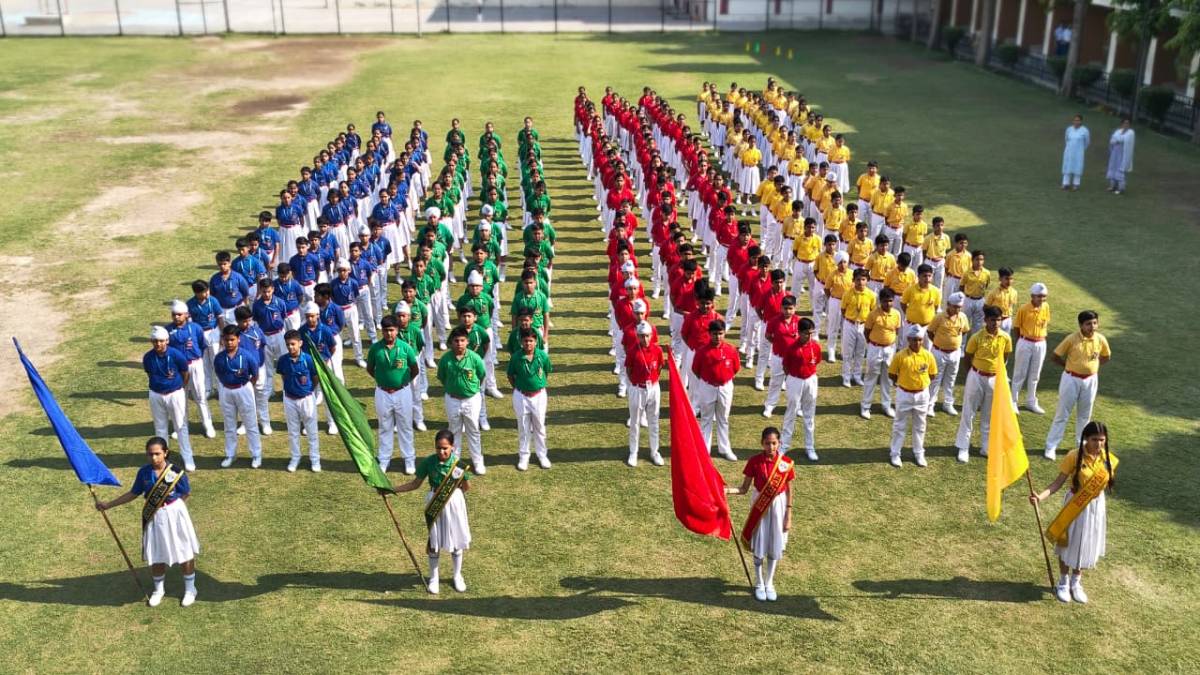 INTER HOUSE MARCH PAST COMPETITION(JUNIOR HOUSES)